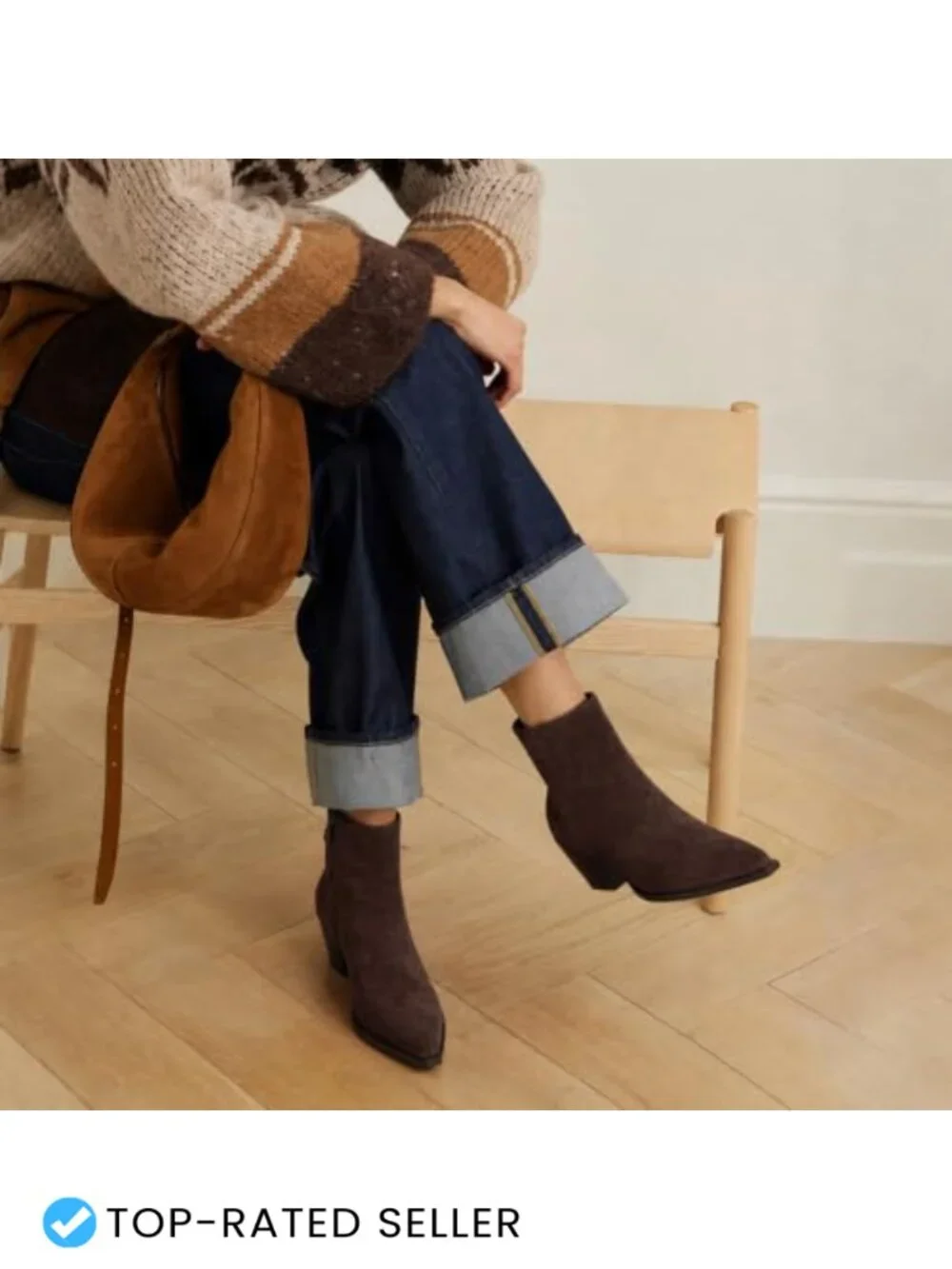 Faux Suede Ankle Booties for Women 2.56